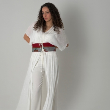cultural white abaya